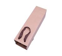 Holibanna Bolsa Individual para Botella de Vino Tinto con Asa, Papel Kraft Color Caqui, Tamaño 9,5 X 9 X 35 Cm, Biodegradable y Reciclable, Adecuado para Regalos y Eventos, Paquete de 10