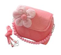 Holibanna Bolsa Infantil De Flores Tridimensionales para Niño Niña Bandolera Rosa para Jardín De Infantes Mochila Mensajera Cadena Extraíble para Niñas Pequeñas