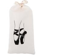 Holibanna Bolsa para Zapatillas de Ballet Cordón, Tamaño Estándar, Lona Resistente, Diseño Estampado, 1 Par, para Entrenamiento y Transporte de Zapatos de Baile de Mujer y Niña