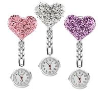 Holibanna Bonito Reloj De Bolsillo para Enfermería con Diseño De Corazón Seguro Práctico Y Moderno Color Aleatorio