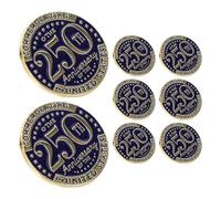Holibanna Broche de Solapa Metálico 8 Piezas 3 Cm Conmemorativo 250.º Aniversario Estados Unidos para Bufandas, Mochilas y Ropa Patriótica, Pines de Día Veteranos y Accesorios Festivos