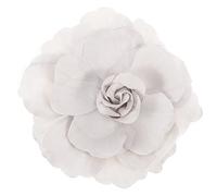 Holibanna Broche de tela de seda de camelia, broche de solapa de camelia blanca, broches para vestido de ramillete para vestido de novia, joyería para madre, regalos