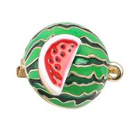 Holibanna Broche Esmaltado Sandía Pin de Fruta Divertido y Práctico para Mujer Clip Collar de Cardigan para Fijar Ropa y Proteger Privacidad Cumpleaños y Día de San Valentín
