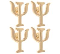 Holibanna Broches de Aleación para Psicólogos 4 Pcs, Pins Decorativos Símbolo y Corazón, Broches para Ropa y Accesorios, Ideales para Oficina, Escuela y Obsequio Significativo