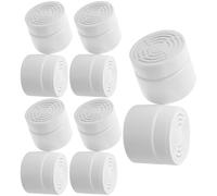 Holibanna Caja de Desodorante para Dormitorio 150Ml 10 Unidades White de Plástico Tapa Hueca Reutilizable para Baño Coche y Armario Eliminador de Olores