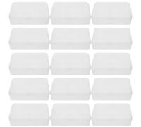 Holibanna Caja Transparente Apilable para Crayones con Tapa Estuche Pequeño de Plástico Duro para 24 Piezas Organizador Escolar Compacto Aula Contenedor Resistente y Fácil de Limpiar