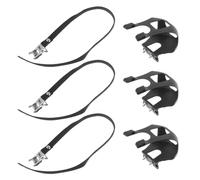 Holibanna Calapiés y Correas Ajustables para Pedales de Bicicleta 6 Piezas Correas para Pedales de Bicicleta de Montaña y Carretera Soporte Estable y Ergonómico para Ciclismo