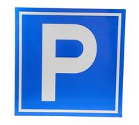 Holibanna Cartel de Seguridad de Aparcamiento P Señal de Estacionamiento Resistente y Visible para Uso Interior y Exterior