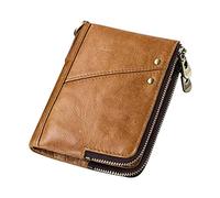 Holibanna Cartera Antirrobo RFID para Hombre Cartera De Cuero Fina y Moderna para Tarjetas De Crédito y Monedas Bolso De Mano para Uso Diario