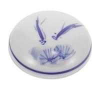 Holibanna Ceramic Chinese Style Ink Pad For Calligraphy And Drawing Versatile Ink Paste For Paper Wood Fabric Comfortable Grip Creative Art Projects