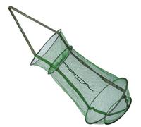 Holibanna Cesta de Pesca Plegable de Nylon Gran Capacidad y Red Resistente al Desgaste para Pesca al Aire Libre, Jaula de Malla Que Previene la Fuga de Peces
