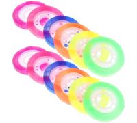 Holibanna Cinta Adhesiva Transparente de Colores para Bricolaje, 12 Rollos de Cinta Decorativa Bopp sin Residuo Adhesivo, Fácil de Rasgar a Mano para Álbum y Scrapbook