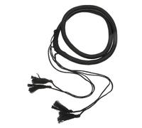Holibanna Cinta para Cabeza Árabe para Hombre Banda de Pañuelo Shemagh y Versátil Color Negro Clásico Diseño con Detalles de para Diario y Fiestas