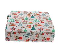 Holibanna Cojín Elevador Infantil para Sillas de Comedor Asiento Portátil para Bebés de Diseño Desmontable y Lavable para Casa y Color Árbol de Navidad