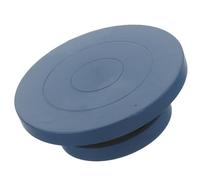 Holibanna Cojinete Giratorio para Plato de Arcilla de Hierro Azul Rotación Bidireccional, Herramienta Resistente para Escultura y Repostería en Casa
