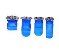 Holibanna Colador de Drenaje de Silicona Antipolvo Resistente, Núcleo de Sello para Baño y Cocina, Pack 4 Unidades (pequeño y Grande, Largo y Corto), Accesorio Higiénico para Protección