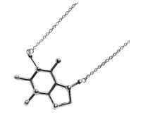 Holibanna Collar Colgante de Café para Mujeres, Joyería Decorativa de Acero Inoxidable, Collar Químico para Amantes del Café, Accesorio Ligero para Uso Diario y Fiesta, Diseño Minimalista