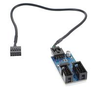 Holibanna Convertidor de Concentrador USB Pines para Tarjeta de Extensión Accesorio de Computadora para Dividir Puertos USB Escritorio