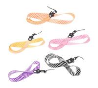 Holibanna Cordones para Tarjetas de Identificación 5 Unidades Cuerdas Resistentes para Colgar Llaves y Credenciales Correa Larga Multiusos para Oficina Trabajo y Eventos Color Aleatorio