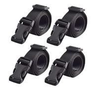 Holibanna Correas De Equipaje y Cinturones De Sujeción Ajustables para Maleta 2m, 4 Piezas, Material Resistente, Uso Outdoor y Viaje, Cinchas De Amarre Flexibles para Equipaje Ligero