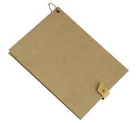 Holibanna Cuaderno Vintage de Papel Kraft para Escribir y Dibujar, Bloc de Notas Portátil y Duradero Adecuado para Recordar Viajes y Experiencias