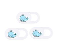 Holibanna Cubierta Deslizante para Cámara Web y Funda para Portátil Diseño De Ballena Azul, Protección De Privacidad para Ordenadores, Tablets y Laptops, Pack De 3 Unidades