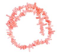 Holibanna Cuentas Sueltas de Coral Natural Irregulares 40 CM 120 Piezas para Pulsera y Collar Color Rosa Cuentas de Bricolaje para Joyería Artesanal