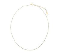 Holibanna de cuentas espaciadoras pearl necklace dorado único de banquete de camiseta gargantilla gargantilla de disco Acero inoxidable Golden