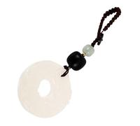 Holibanna De Jade Amuleto De Prosperidad Colgante Creativo De Feng Shui Para Claves y Bolsos De Diseño Único y Artesanal