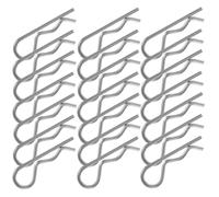 Holibanna de Pasador de Tensión de Resorte de Acero Inoxidable 304 Diseño de y Forma Ondulada 20 Piezas Fácil de Instalar y Estable para Uso en Remolques y Tractores