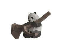 Holibanna Decoración Moldeada Mano Panda Árbol Geométrico DIY Origami para Adornos y Juguetes