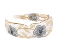 Holibanna Diadema De Flores Bordadas Para Mujer Accesorio Boho Elegante Para Eventos y Uso Diario Tocado Floral Diseño Chic y Delicado