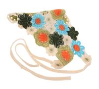 Holibanna Diadema De Flores Para Mujeres Bandana De Ganchillo Veraniega Para Uso Diario y Ocasiones Especiales Accesorio Boho Para Yoga y Actividades Al Aire