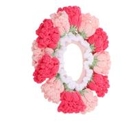 Holibanna Diadema De Lirio Valles Tejida Crochet Coletero Grande De Ganchillo Adorable Accesorio Cabello Para Cabello Fino Para Niñas