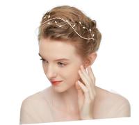 Holibanna Diadema De Novia Hecha Mano Vínculo De Flores Simples Adorno Para Boda y Ceremonias Accesorio Para Novias y Damas De Honor Modelo Md