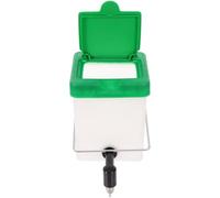 Holibanna Dispensador de Agua para Conejitos de 500ml, Botella Colgante de PVC Blanco, Sin Fugas para Jaula de Conejos