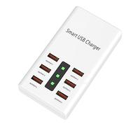 Holibanna Estación de Carga de USB Cargador Múltiple para Teléfonos y Tablets Compatible para Viajes y Uso Hogar u Oficina