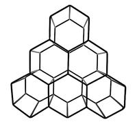 Holibanna Estante De Almacenamiento De Botellas Botellero Hexagonal Expositor De Vino Soporte para Botellas De Vino Diseño Elegante