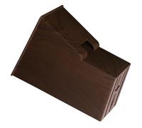 Holibanna Estante para Cortadores de Cocina Diseño Imitación Madera, Soporte de Plástico Compacto para Almacenamiento Seguro, Organizador Doméstico Ranuras Divididas para Uso en Cocina