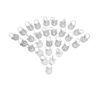Holibanna Etiquetas Numeradas de Acero Inoxidable con Número Hueco de Oso Llavero Metálico Blanco Resistente para Organización de Llaves Identificador Colgante para Armarios y Taquillas