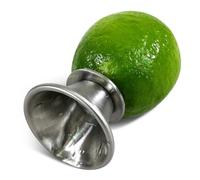 Holibanna Exprimidor Manual Mini Inoxidable Frutas Exprimidor de de para Hogar y de Usar y Limpiar Color Plata