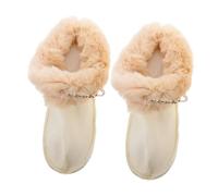 Holibanna Forro Cálido de Felpa para Zapatos con Agujeros, Plantilla Extraíble Blanca Talla 38-39, Cubierta de Invierno para Pantuflas Peludas, Protección contra Viento para Actividades