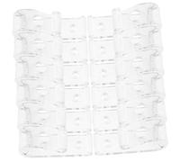 Holibanna Ganchos De Seguridad para Cuentas 12pz Clips Transparentes para Cortinas Enrollables