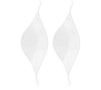 Holibanna Gorro de Lluvia Transparente con Visera para Mujer y Hombre, 2 Piezas, Protección Lluvia, Diseño Ligero y Portátil, Adecuado para Viajes y Uso Diario