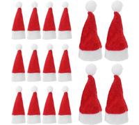 Holibanna Gorros Navideños Creativos Color Aleatorio para Piruletas 20 Diseño Clásico y Material No Tejido, Reutilizables Varios Estilos para Decoración en Varios Estilos