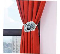 Holibanna Hebilla para Cortina Cerradura Decorativa Abrazadera De Tela Hebilla Floral Adorno para Ventana
