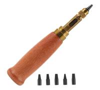 Holibanna Herramientas de Perforación de Cuero Punzones Huecos Intercambiables para Diy Herramientas de para Cinturones y Manualidades