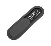 Holibanna Imán Magnético para Lavavajillas con Doble Cara Señal de Estado de Utensilios y Lavaplatos Diseño Ovalado Color Gris Forma