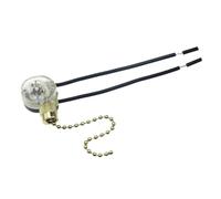 Holibanna Interruptor de Cuerda Translucido para Ventilador Control Manual de Líneas Diseño Creativo y Ligero para Uso Casa