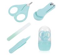 Holibanna Kit Cortauñas Para Recién Nacidos Dibujos Animados Tijeras De Seguridad y Cortauñas Eléctricas Caja De Almacenamiento